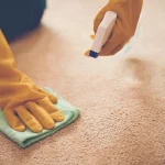 پاک کردن لکه از فرش بدون قالیشویی