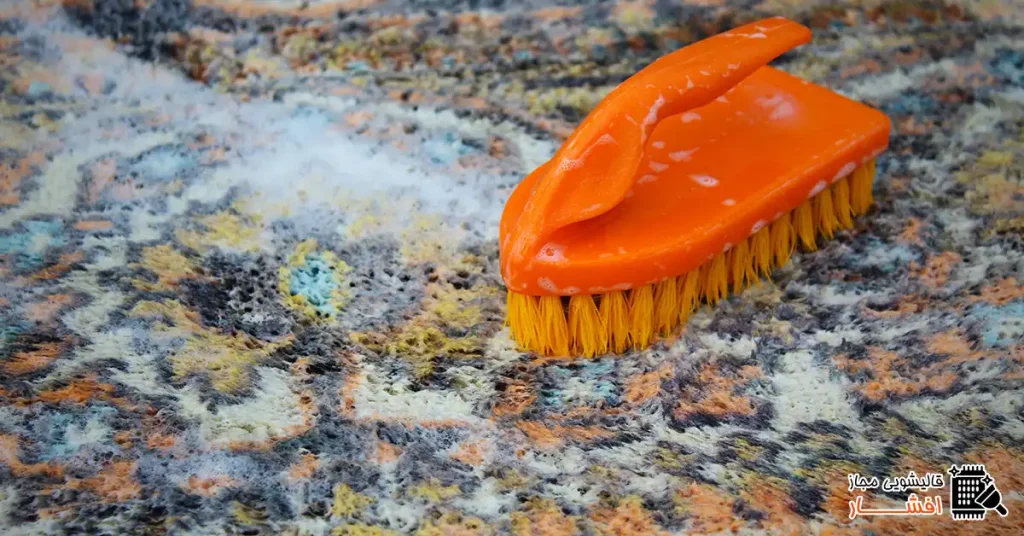 نحوه شستشوی فرش با پودر صابون