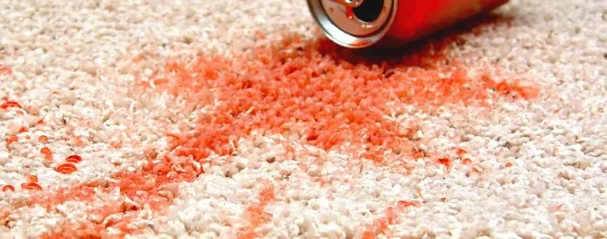 روش های پاک کردن لکه نوشابه از روی فرش