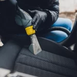 شستشوی صندلی ماشین در محل