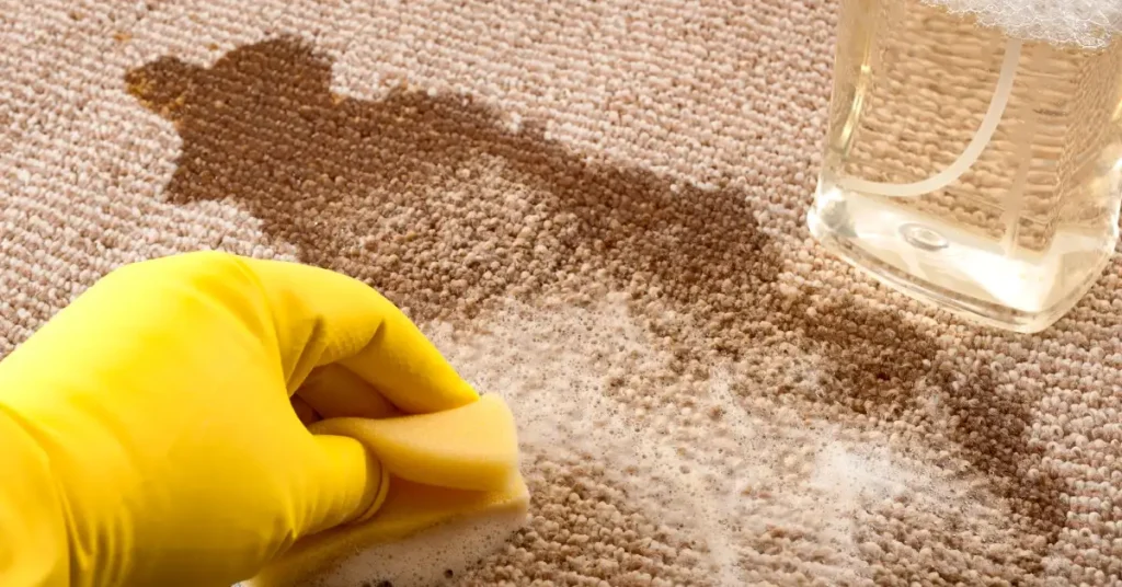 اقدامات فوری پس از ریختن روغن روی فرش